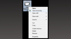 Add Take Ownership to right-click Menu in Windows Vista & 7